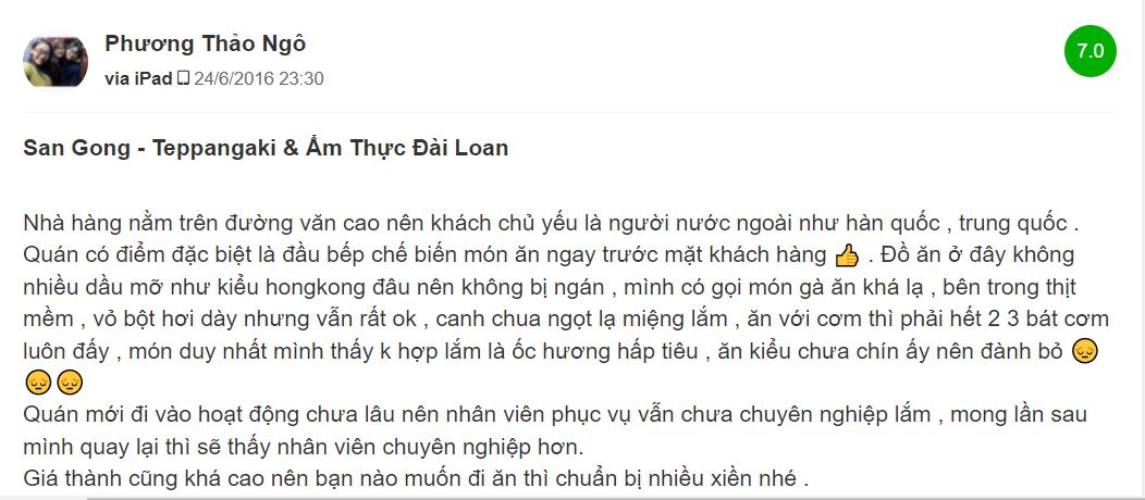 Một thoáng đặc biệt tại Teppangaki Ẩm Thực Đài Loan (San Gong Hai Phong) 27