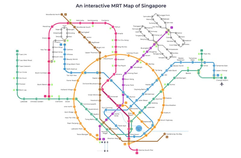 Khám phá hệ thống MRT cực hiện đại tại Singapore 5