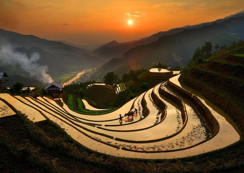 Mùa nước đổ Mù Cang Chải, vẻ đẹp diễm lệ nơi vùng cao Tây Bắc 7