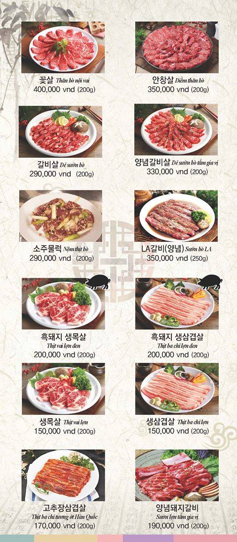 Muốn trải nghiệm thịt nướng chuẩn vị Hàn, bạn phải đến ngay Nhà hàng Samwon nhé 8