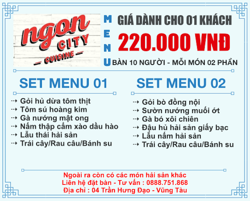 Ngất ngây với ẩm thực Thái hương vị Việt ở Ngon City tại Vũng Tàu 17