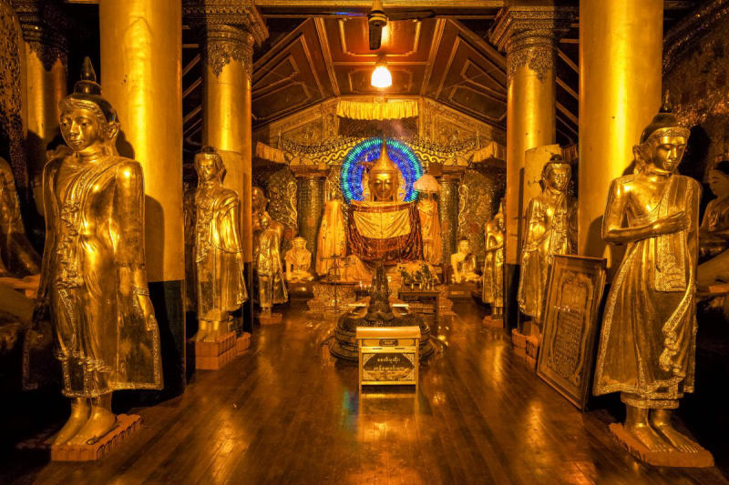 Hành trình khám phá chùa Vàng Myanmar linh thiêng bậc nhất 9