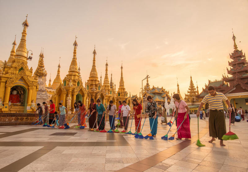 Hành trình khám phá chùa Vàng Myanmar linh thiêng bậc nhất 12