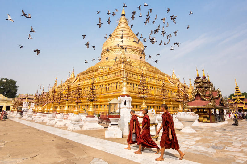 Hành trình khám phá chùa Vàng Myanmar linh thiêng bậc nhất 13