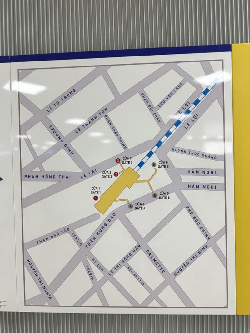 Nhà ga Metro Bến Thành ở đâu? Lối ra, cách đi & trải nghiệm 3