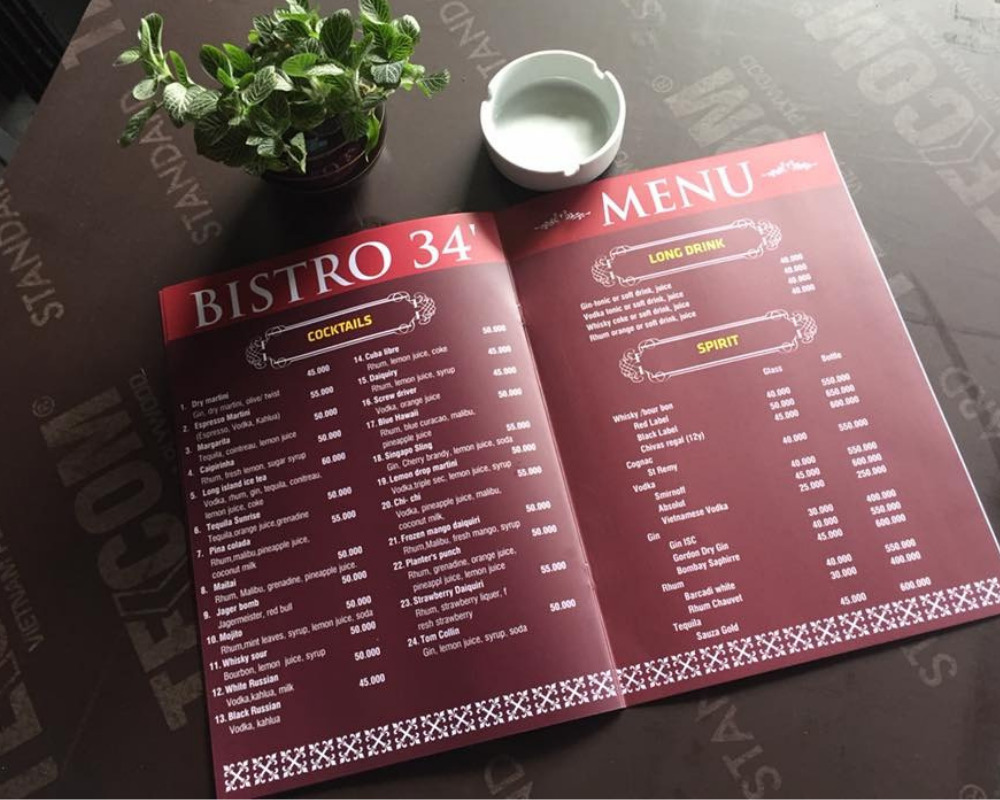 Nhà hàng Bistro 34' Huế - Điểm thư giãn cuối tuần dành cho tín đồ đam mê ẩm thực Á Âu 6