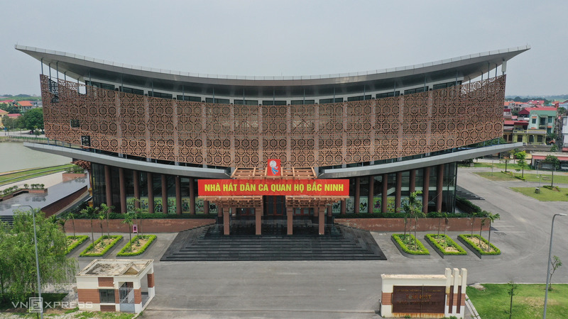 Nhà Hát Dân Ca Quan Họ Bắc Ninh, hình ảnh mái đình đương đại độc bản 4