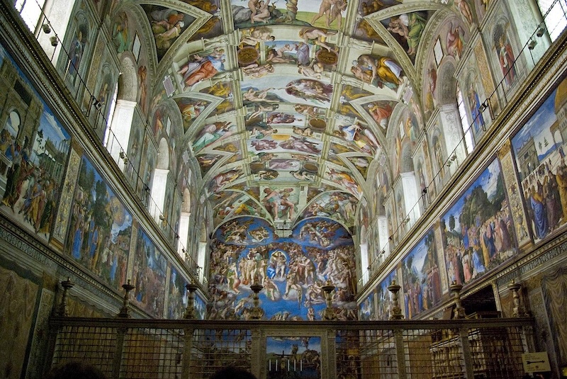 Nhà nguyện Sistine với tuyệt tác bích họa của Michelangelo 2