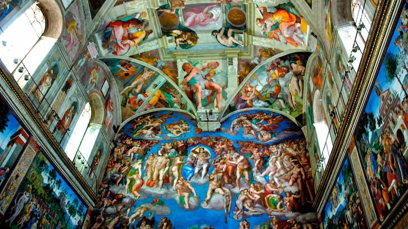 Nhà nguyện Sistine với tuyệt tác bích họa của Michelangelo 7