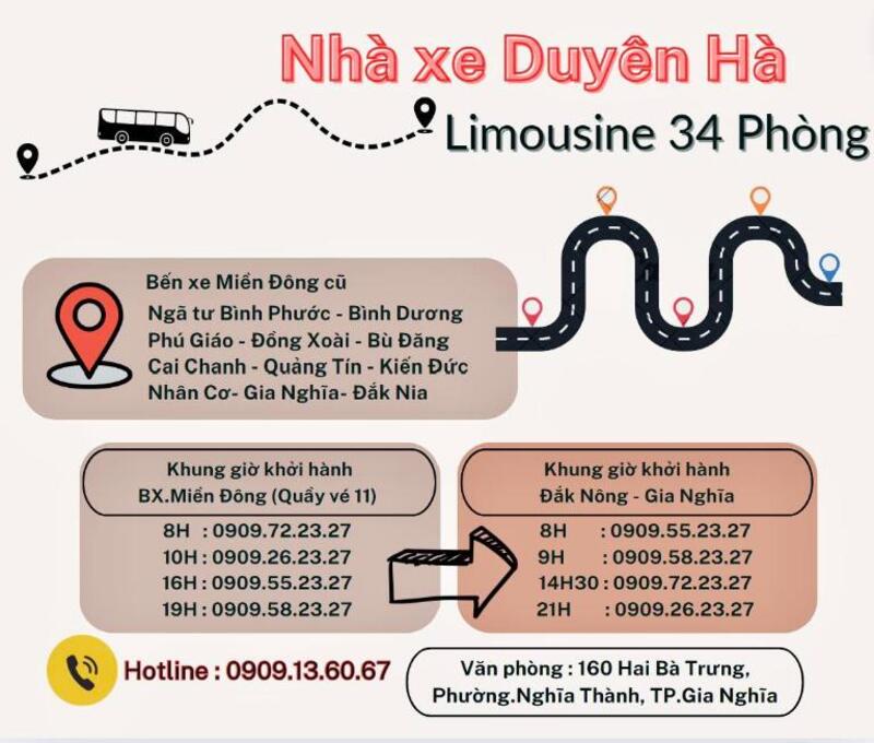 Nhà xe Duyên Hà đáng tin cậy cho tuyến Sài Gòn và Đắk Nông 6