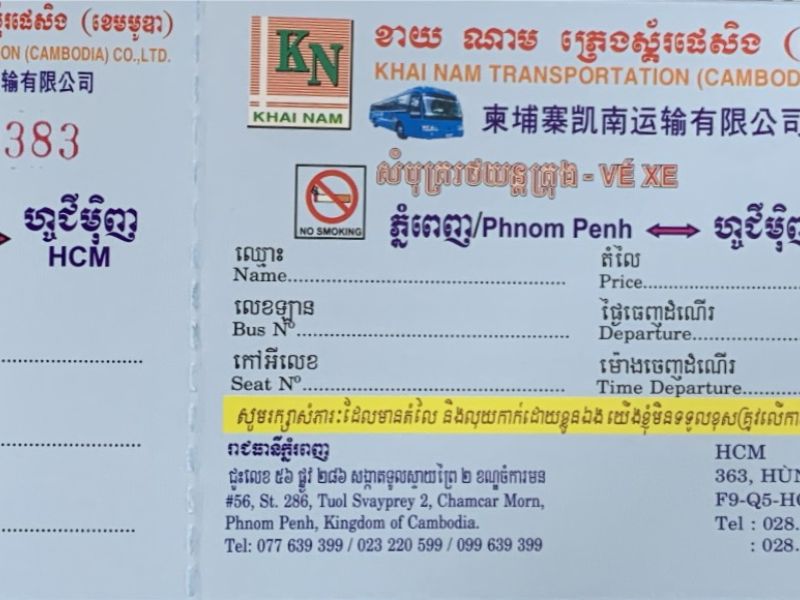 Nhà xe Khải Nam: Giá vé, lịch trình, dịch vụ ký gửi hàng hóa 8
