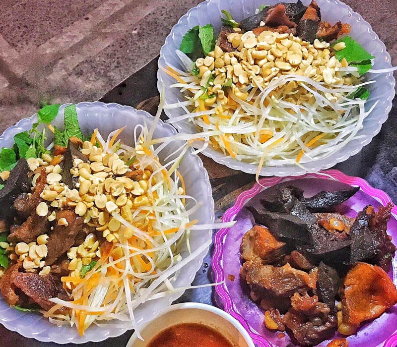 Mách nhỏ bạn 10 quán nộm bò khô ngon ở Hà Nội được dân sành ăn mê tít 6
