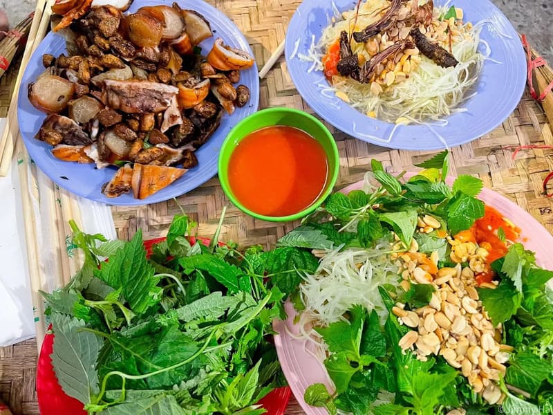 Nộm lim tá lả, món ăn đường phố độc lạ tại Hà Nội 5