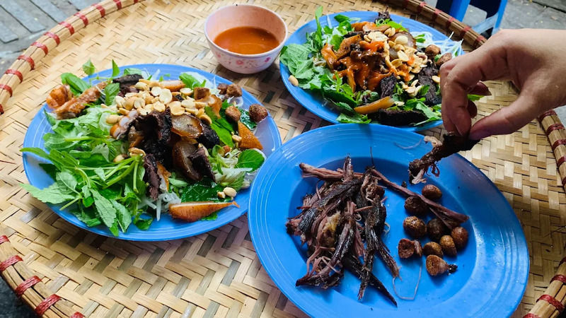 Nộm lim tá lả, món ăn đường phố độc lạ tại Hà Nội 7