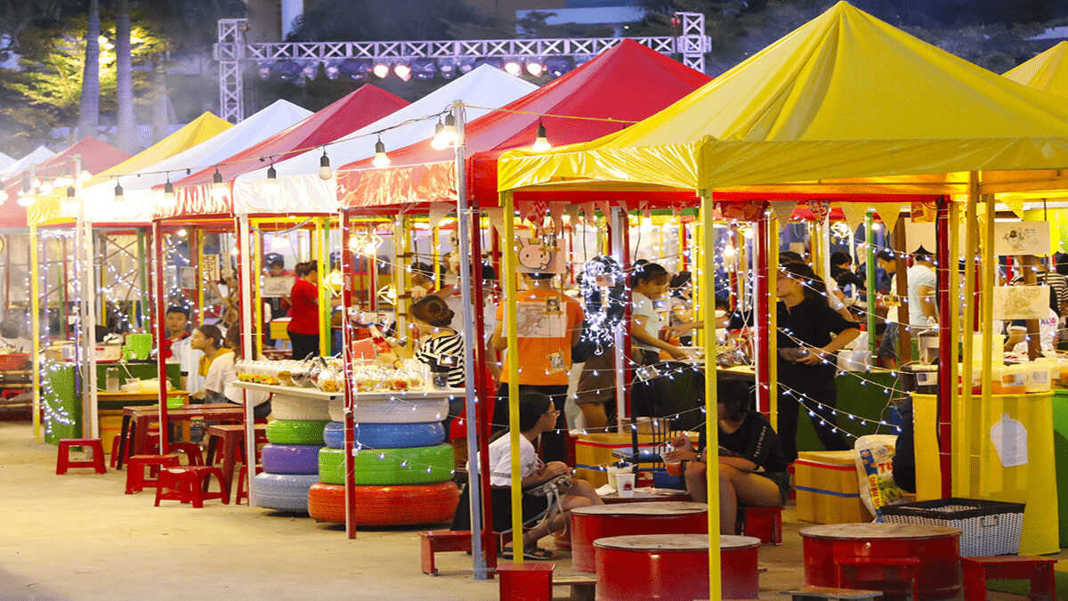Oanh tạc chợ đêm Helio Đà Nẵng - Tổ hợp mua sắm, ẩm thực về đêm lớn nhất Đà Nẵng 13