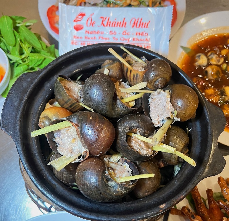 Top 10 quán ốc bươu nhồi thịt Đà Lạt ngon, nổi tiếng 6