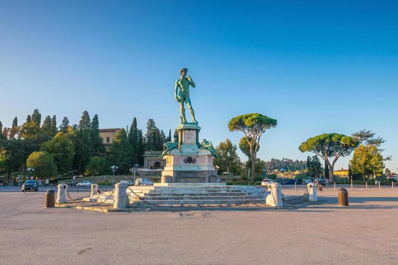 Piazzale Michelangelo quảng trường mang tầm nhìn toàn cảnh Florence Ý 11