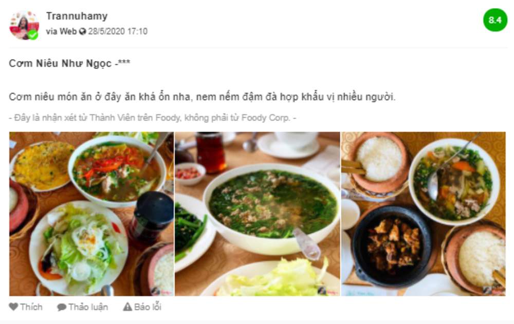 Quán cơm niêu Như Ngọc – Tinh hoa của văn hóa ẩm thực Việt 13