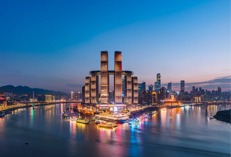 Raffles City Chongqing, tổ hợp kiến trúc hoành tráng Trùng Khánh 2