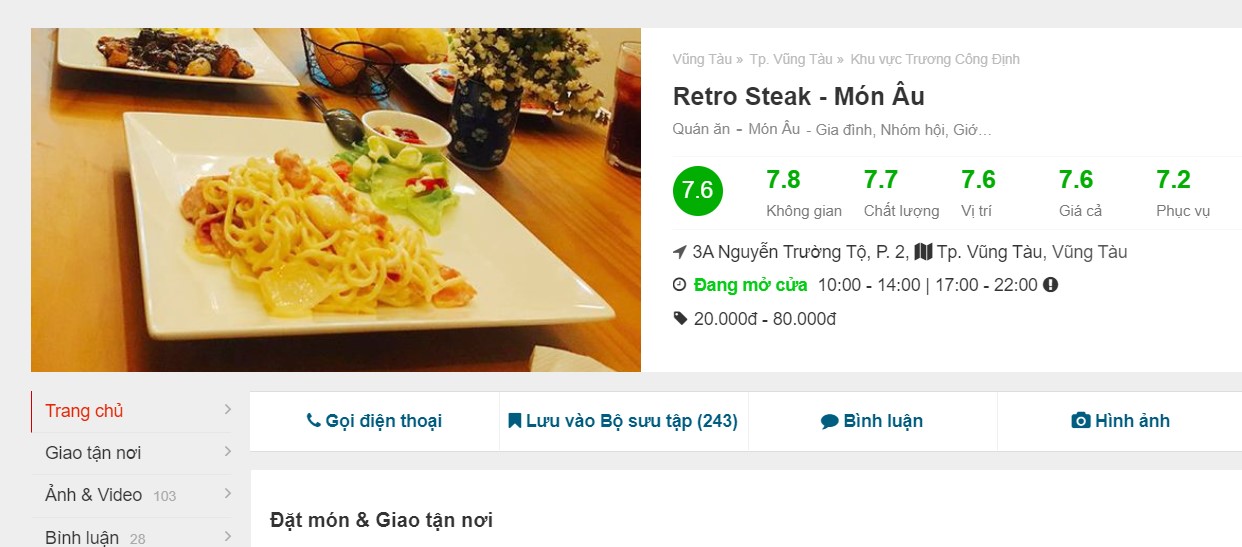 Retro Steak Vũng Tàu - Nhà hàng steak mang phong cách cổ điển 12