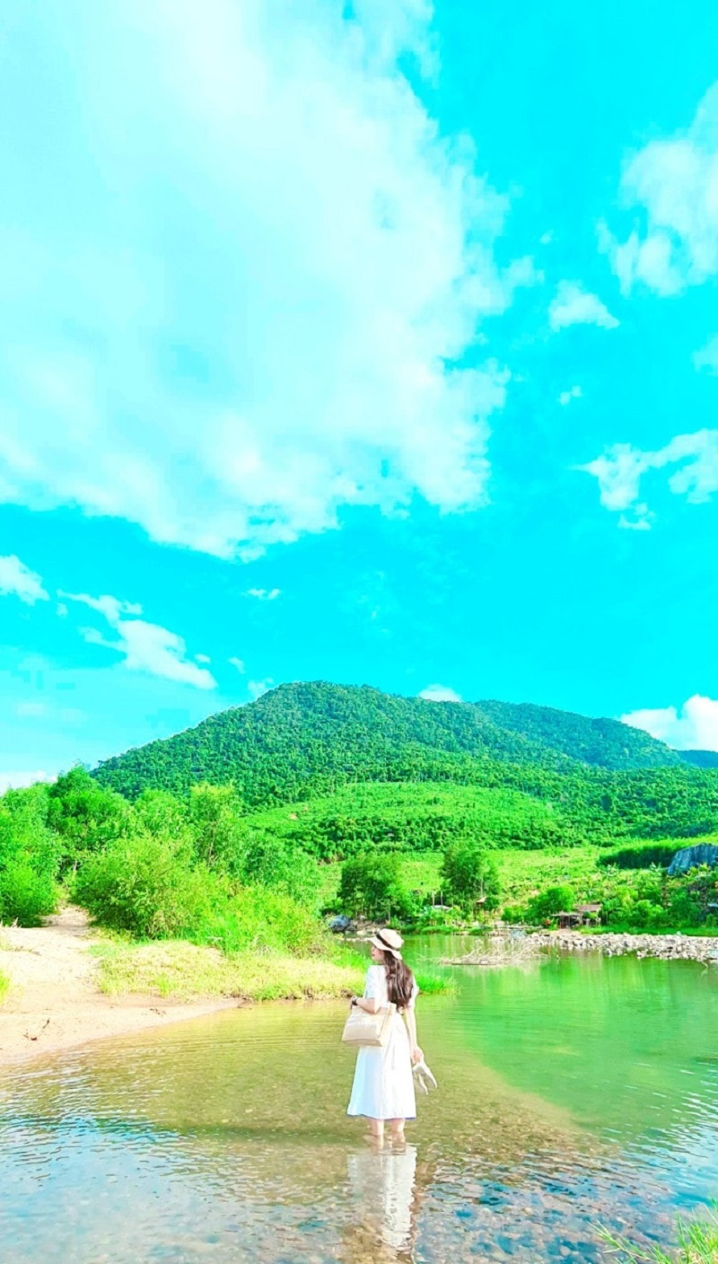 Review cảnh đẹp trên đường đến hồ thuỷ điện Đá Đen Phú Yên 4