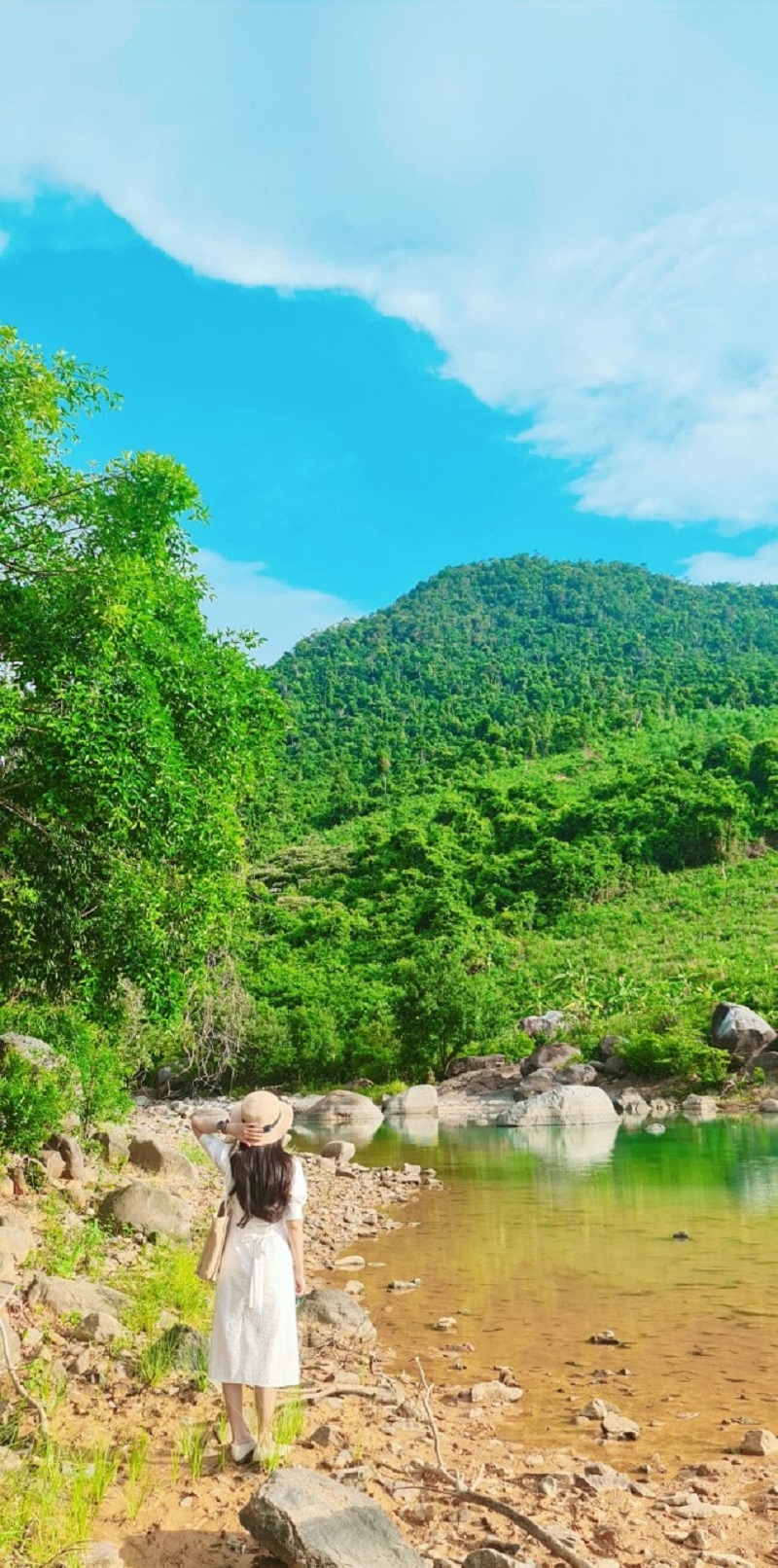 Review cảnh đẹp trên đường đến hồ thuỷ điện Đá Đen Phú Yên 8
