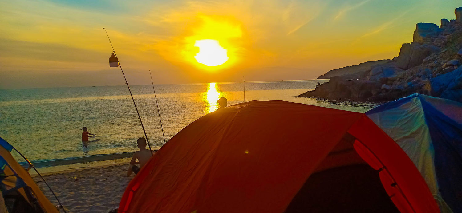 Review hành trình camping Vĩnh Hy và ngắm hoàng hôn cực thơ mộng 2