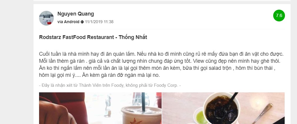 Rodstarz FastFood Vũng Tàu – Cửa hàng thức ăn nhanh mang hương vị truyền thống 8