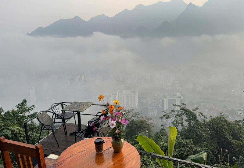 Cafe Núi Cấm: Tọa độ vàng ngắm trọn thiên nhiên Hà Giang 5