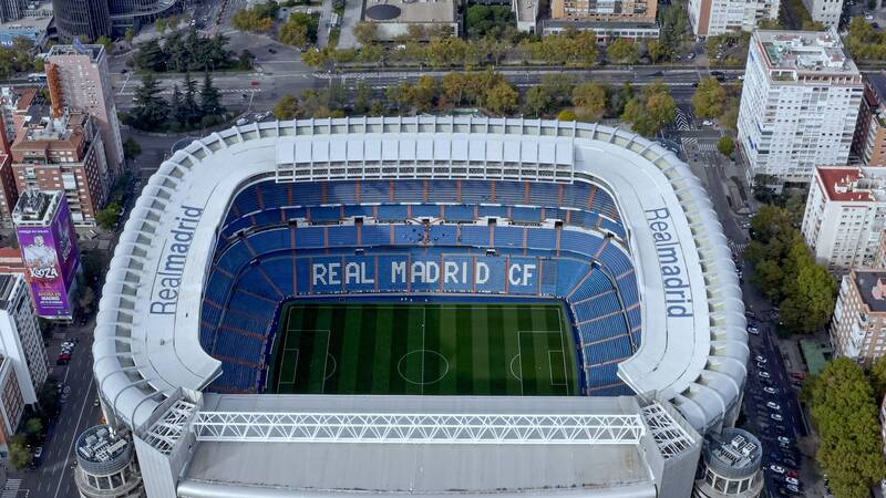 Sân vận động Santiago Bernabéu sân nhà của Real Madrid tại Tây Ban Nha 2