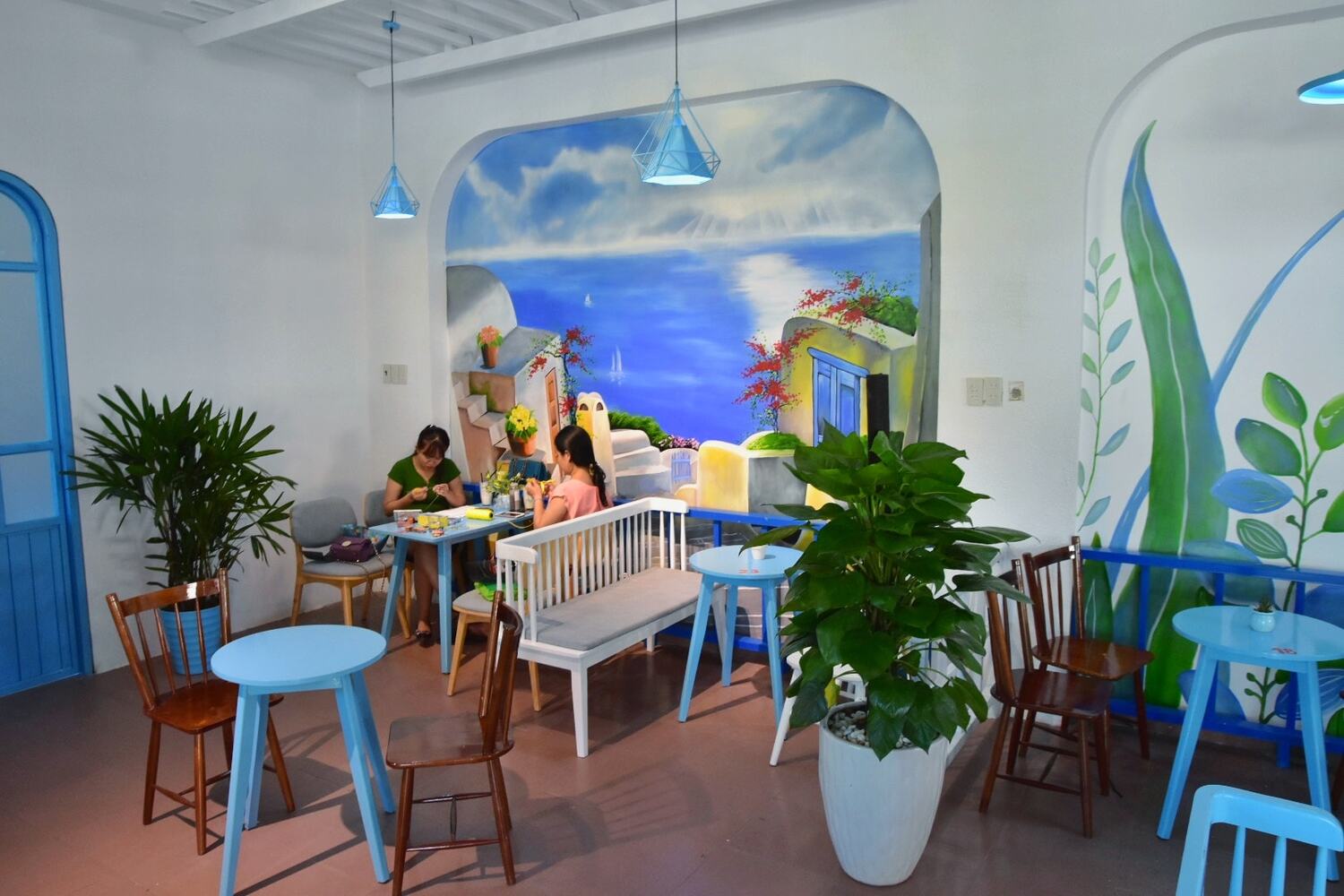 Santo Cafe Huế – Santorini thu nhỏ giữa lòng thành phố 4