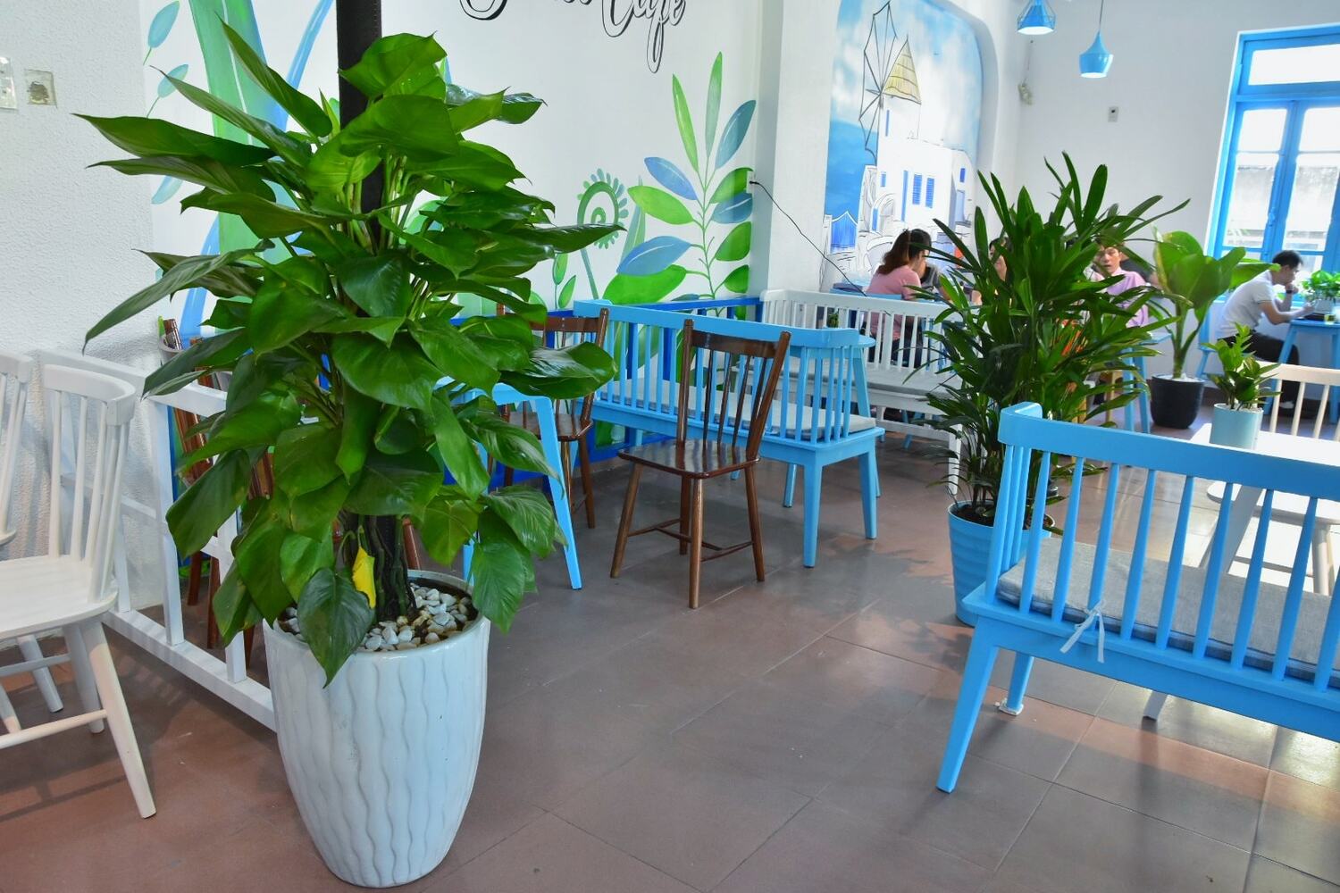 Santo Cafe Huế – Santorini thu nhỏ giữa lòng thành phố 7