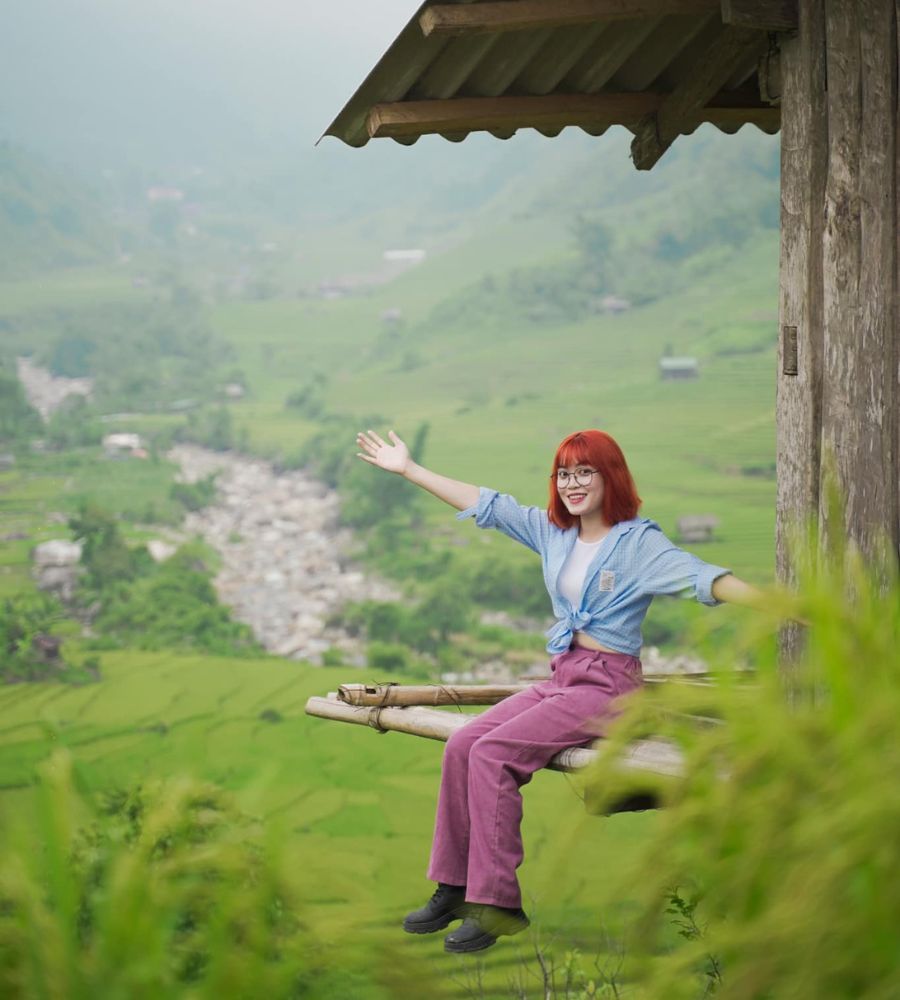 Sapa tháng 7 đẹp ngẩn ngơ cùng mùa lúa Nậm Cang bao quanh bản làng 7