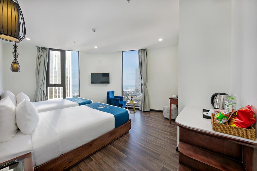 Sea Corner Boutique Hotel and Apartment khiến bạn chìm đắm vào không gian xanh đại dương 5