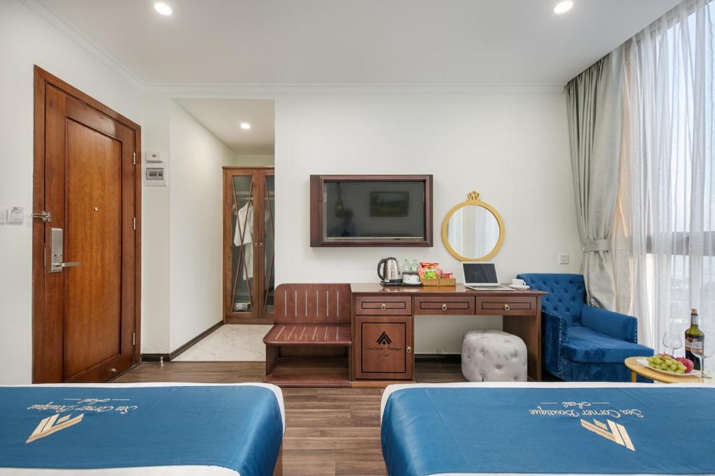 Sea Corner Boutique Hotel and Apartment khiến bạn chìm đắm vào không gian xanh đại dương 8