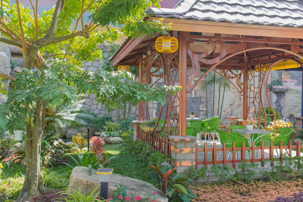 Shell Coffee, quán cà phê sân vườn lớn nhất nhì Tịnh Biên 4