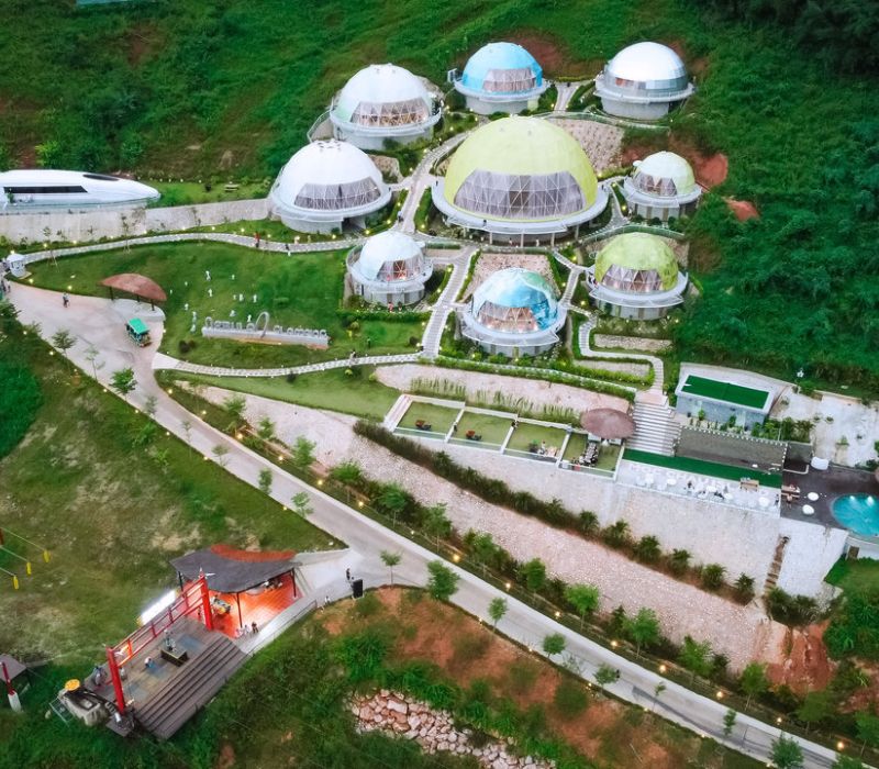 Siêu quần thể nghỉ dưỡng Mộc Châu Island hấp dẫn, thú vị