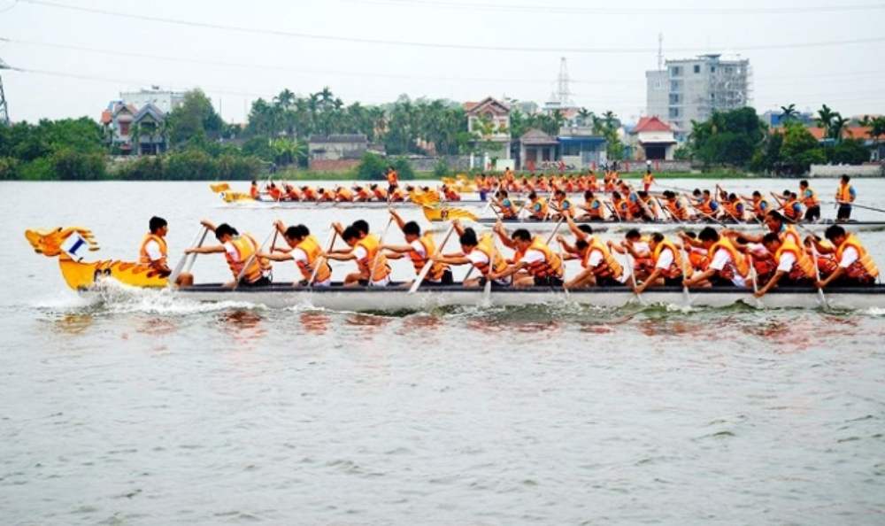 Sôi nổi Lễ hội đua thuyền Hải Phòng trên dòng sông Hòn Ngọc 6