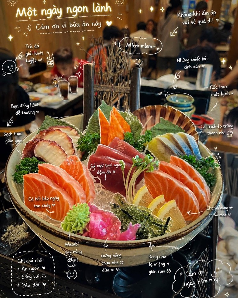 Top 10 nhà hàng sushi Bình Dương ngon, chuẩn vị Nhật Bản 4