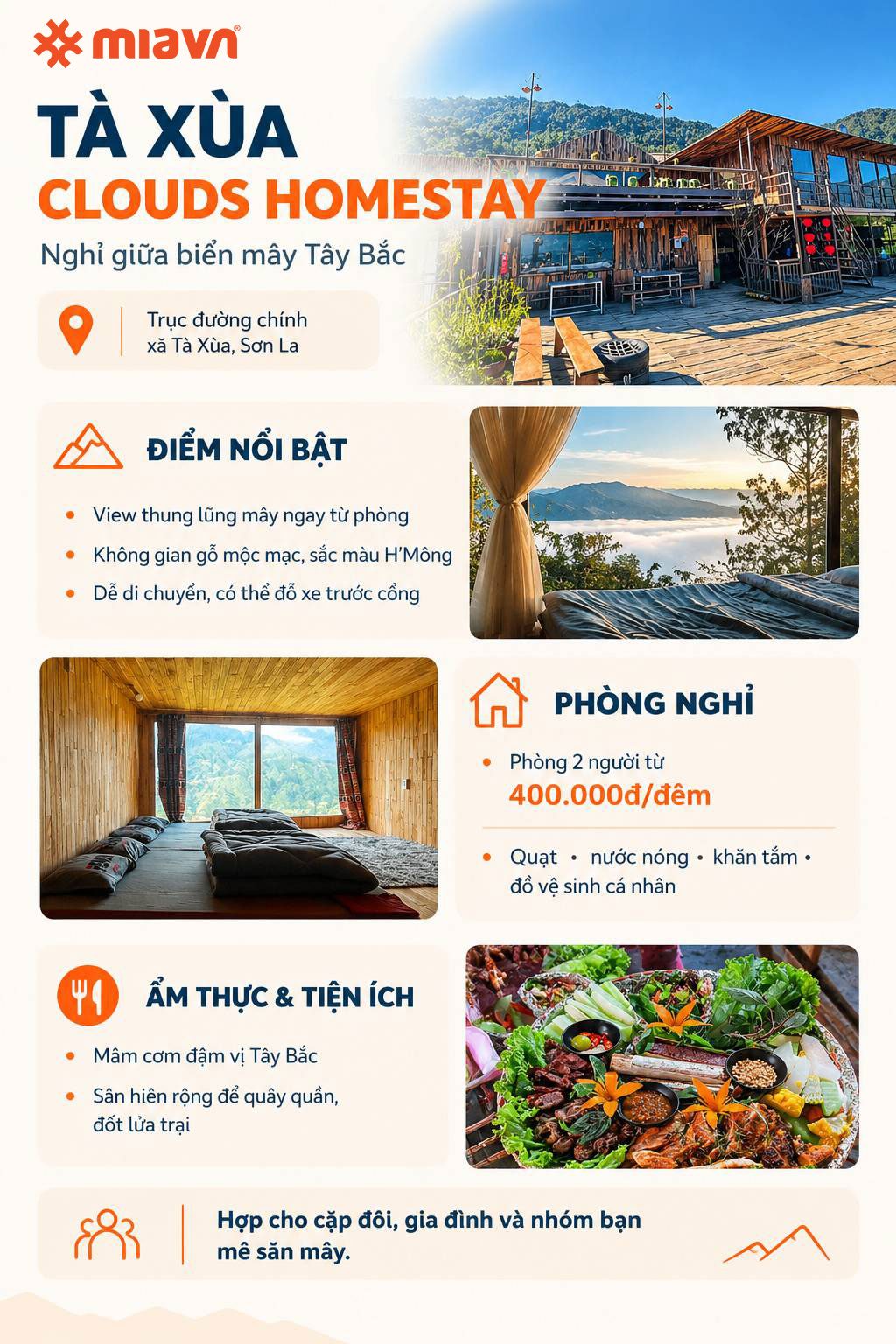 Tà Xùa Clouds Homestay, điểm dừng chân ngắm mây yên bình 2