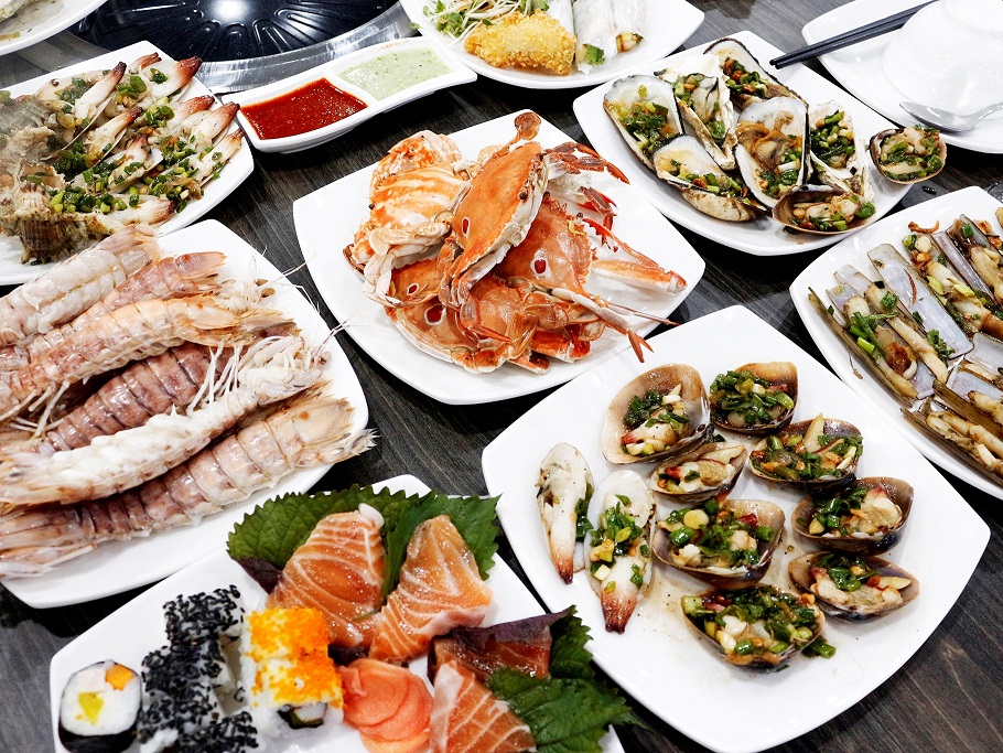 Thả ga thưởng thức hải sản linh đình ở nhà hàng Buffet Poseidon Hà Nội 17