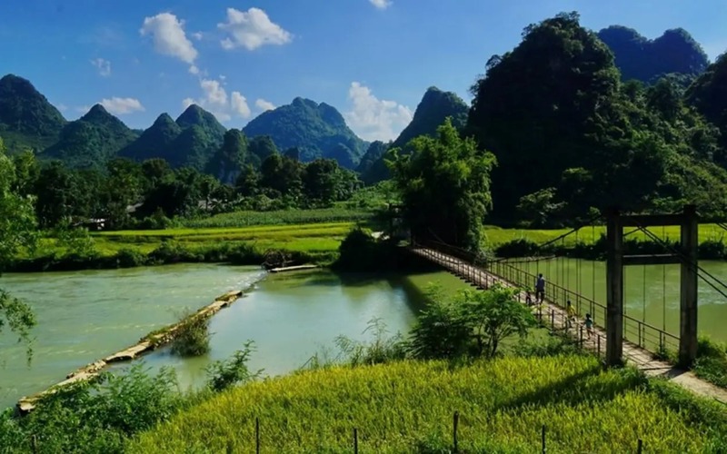 Thác Cò Là Cao Bằng, dải lụa tuyệt đẹp giữa lòng Bản Ruộc 6