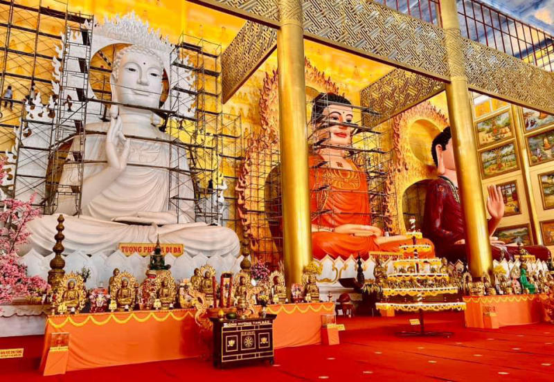 Đến chùa Minh Đức chiêm bái tượng Phật cao nhất Việt Nam 7