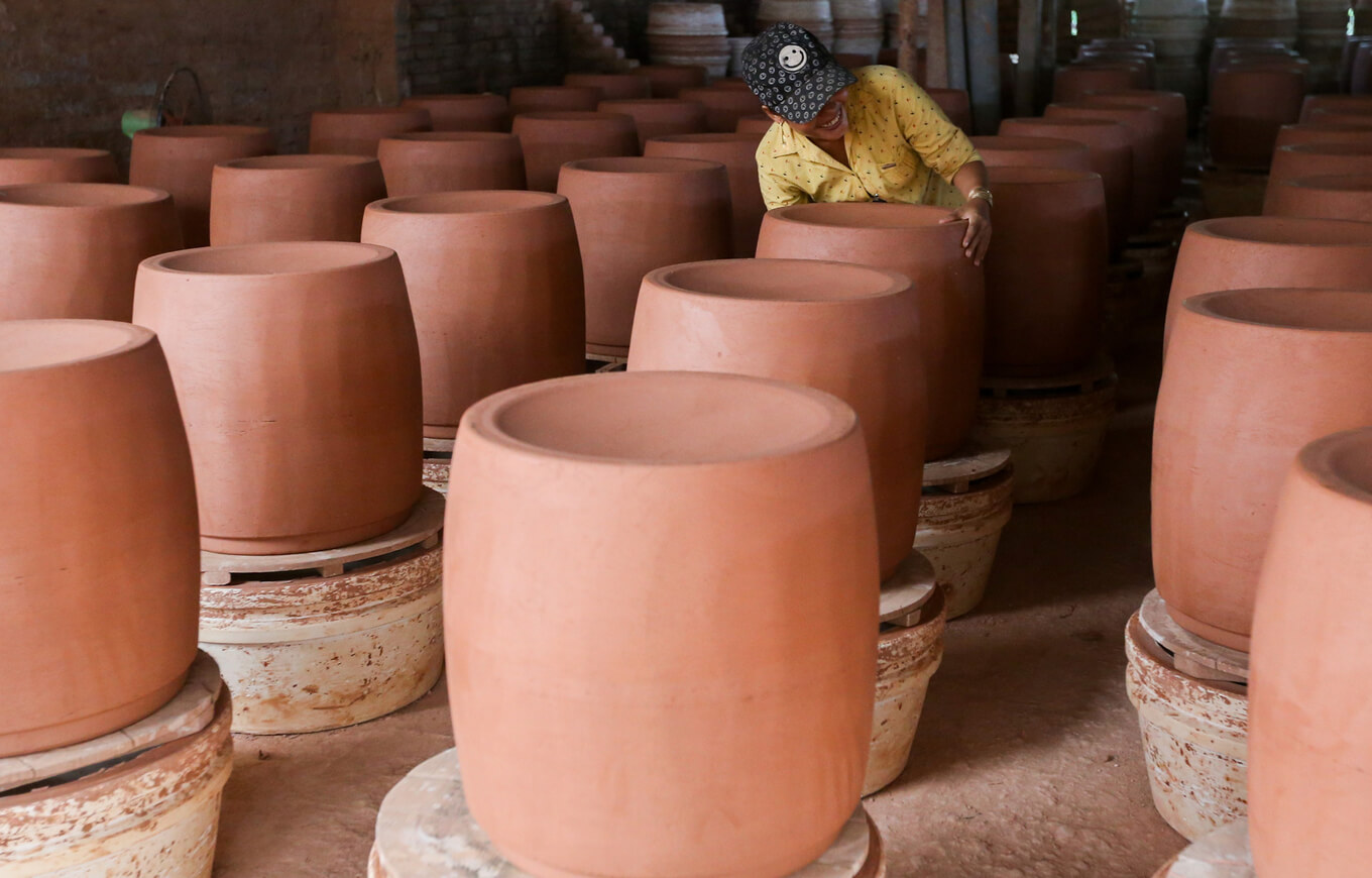 Tham quan Lò lu Đại Hưng chuyên sản xuất gốm thủ công cổ nhất Bình Dương 5