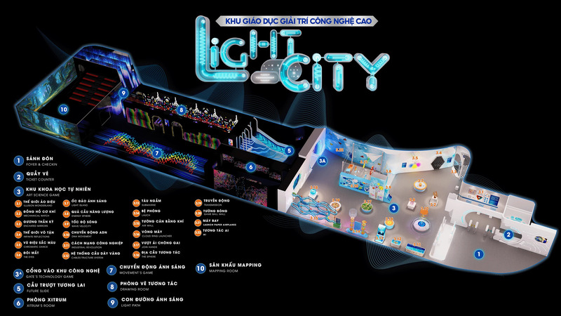 Thành phố ánh sáng JP World - Light City Gigamall có gì đặc biệt? 3