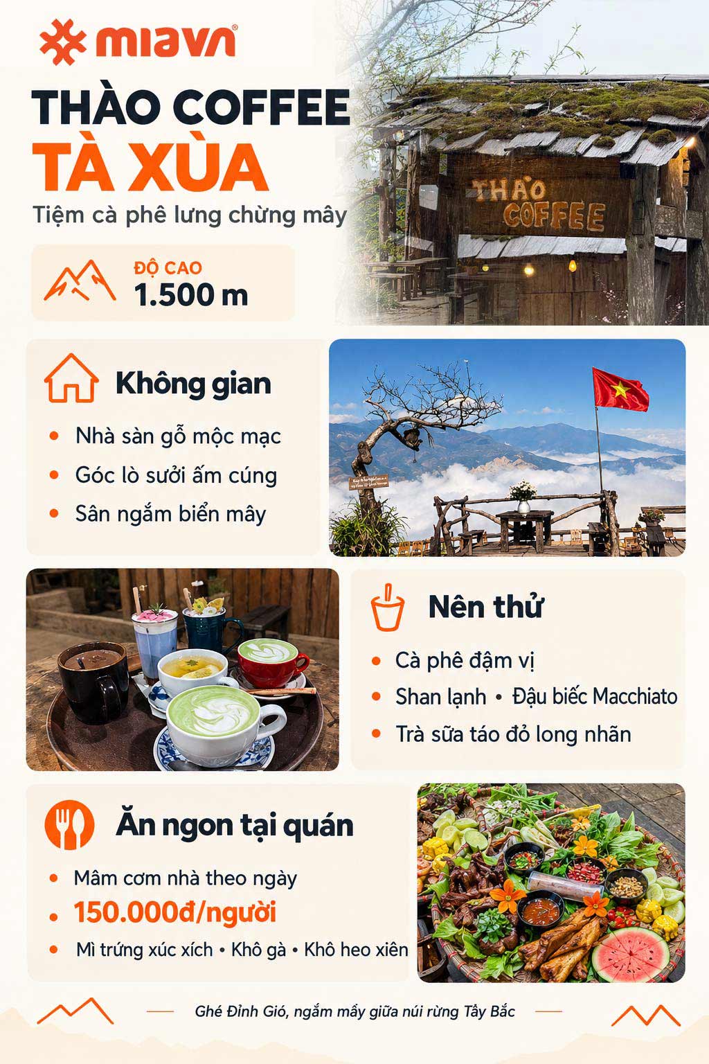 Thào Coffee Tà Xùa, không gian ngắm mây rực rỡ 2
