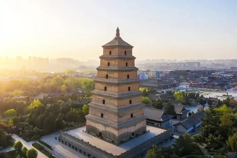 Tháp Đại Nhạn Tây An, thánh địa Phật giáo và kiệt tác kiến trúc thời Đường 4