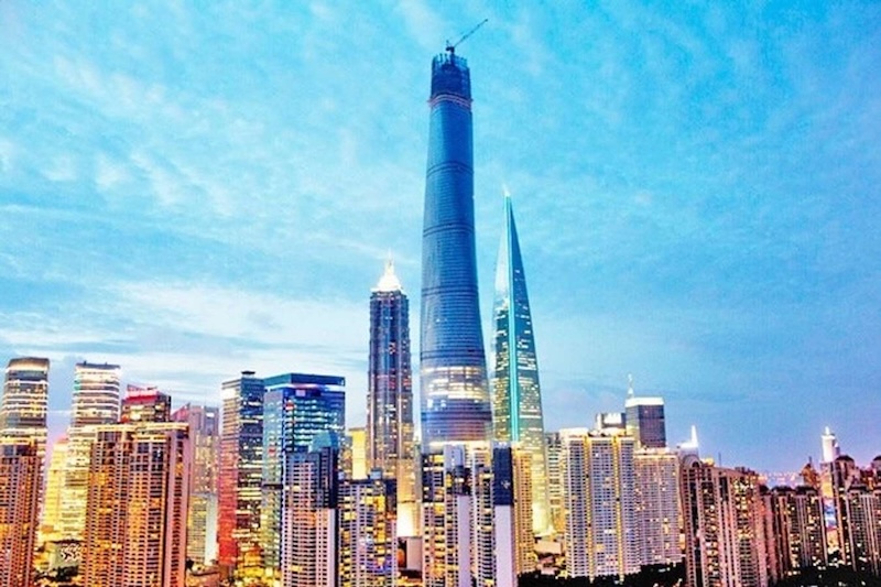 Tháp Kim Mậu xa hoa giữa mây trời Thượng Hải 2