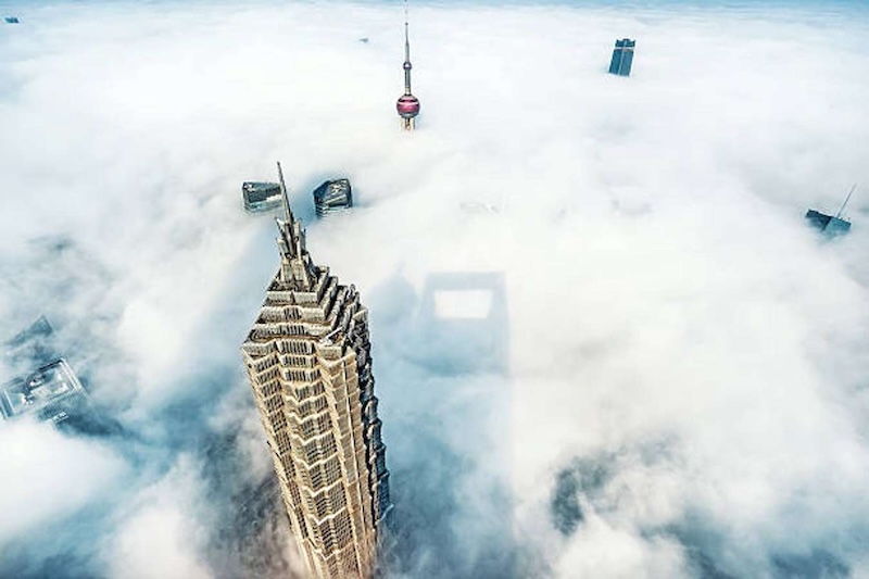 Tháp Kim Mậu xa hoa giữa mây trời Thượng Hải 4