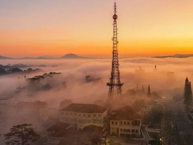 Tháp truyền hình Đà Lạt ở đâu: Địa chỉ và góc check-in đẹp 8